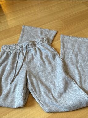 Charlotte Russe Light Gray Drawstring Sweatpants